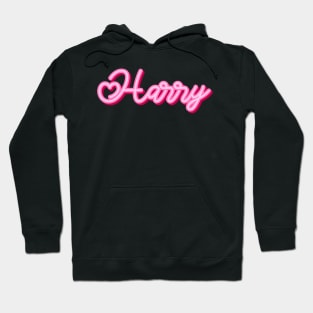 Harry name pink heart Hoodie